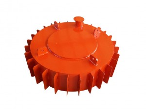 RCDB系列干式電磁除鐵器（亦稱PDC系列盤式、RCDY系列）是一種用于清除粉狀或塊狀非磁性物料中雜鐵的除鐵裝置。